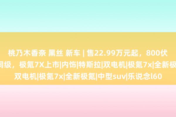 桃乃木香奈 黑丝 新车 | 售22.99万元起，800伏架构打造/乐说念L60同级，极氪7X上市|内饰|特斯拉|双电机|极氪7x|全新极氪|中型suv|乐说念l60